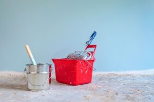 Paint cans for exterior painting